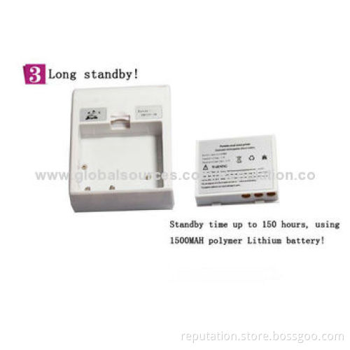 BM9000-II Mini Portable Bluetooth Thermal Printer, Easy Paper Loading, 2,000mAh Li-ion Battery